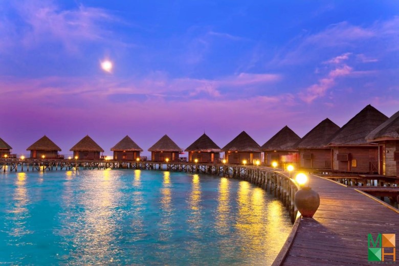 Tranh dán tường phong cảnh khổ lớn tại Hà Nội BE - 099